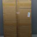 KONGKUNI Outdoor Privacy Screen, 3 ft W x 6 ft H Metal Decoative Privacy Screen Panel Freestanding, Privacy Fence Panels for Outside Patio Garden Backyard (White, Coin)