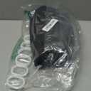 Seasonwood Black Scalloped Shower Curtain 72 x 72 Inches, Aesthetic Shower Curtain Elegant Pretty Shower Curtains Black