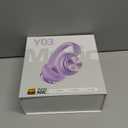 Wentronic Y03 Bluetooth Headphones Wireless Active Noise Cancelling Over Ear Headphones 48 Hours Playtime High Sound Quality 6 EQ Music Mode Headphones with Soft Ear Cushion - Purple