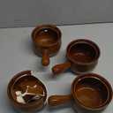 LE TAUCI French Onion Soup Bowls, 22 Ounces Ceramic Soup Bowls with Handles for Soup, Cereal, Chilli, Beef Stew, Soup Crocks Oven Safe and Stackable, Set of 4