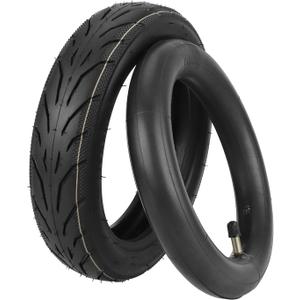 MIMIRACLE 10 x 2.125 Rubber Pneumatic Tire & Inner Tube Set Compatible with Segway Ninebot F Series Electric Scooters - Fits F20, F25, F30, F40