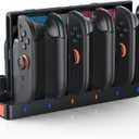 Klipdasse Switch 2 Controller Charger Dock, [Dual-Direction Charging] Dockable Charging for joycon 2 - FastMagnetic Charger Stand with LED Indicator for Switch 2 Charger