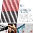 Garneck 50pcs Double Ended Red and Blue Checking Pencils for Students Red and Blue Round Pencils Unsharpened Erasable Colored Checking for Map Coloring Tests and Grading