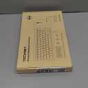 TECKNET Wireless Keyboard and Mouse Combo, Mini Cordless Computer Keyboard and Mouse Set 2.4GHz, Silent Adjustable 1600 DPI, Quiet Click, Lag-Free for Computer, Laptop, PC, Windows, Mac, Chrome OS (Black)