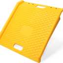 MaxxHaul 50962 Heavy Duty Curb Ramp Portable Poly Threshold Loading Ramp - with 1000lbs Weight Capacity for Furniture Dolly Hand Truck Moving Cart