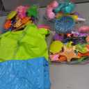 Pool Fishing Toys Games, Water Table Bathtub Toy with Inflatable Pool Pole Rod Net Plastic Floating Fish, Birthday Gifts for Kids Age 3 4 5 6 Year Old,Kids Outdoor Toys