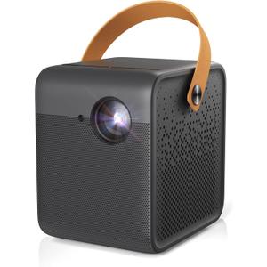 WEMAX Dice Outdoor Portable Projector, 3 Hours Battery, 700 ANSI Lumens Native 1080p, 4K Mini Movie Projector, Mobile Theater, WiFi Bluetooth HDMI USB, Dolby Audio DTS-HD, Auto Focus, Auto Keystone