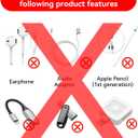 Temdan 4 Pack Lightning to USB C Adapter for iPhone 15/16/17 Pro/17 Pro Max,for iPhone 17/16 Charger,17/16 Accessories,Fast Charging & Data Transfer,USB C Charger Connector Cable,Not for Audio/OTG