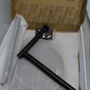 KES Bathroom Toilet Paper Holder Stand Modern Tissue Roll Holder SUS304 Stainless Steel Rustproof Freestanding 20.2" H, Matte Black BPH283S1-BK