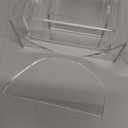 6 Pcs Acrylic Display Risers - Nesting Cubes with Hollow Bottoms - Display Stand Shelf for Cosmetics, Food, Collectibles, Jewelry & Figures (Clear)