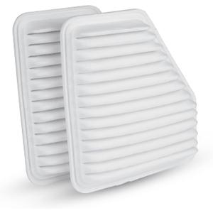 2-Pack Engine Air Filter Fits for Toyota Camry V6 (2007-2011), Avalon (2005-2012), Matrix 2.4L (2009-2013), RAV4 (2006-2012, Gas only), Lexus ES350 (2007-2012) Air Filter Replacement CA10169