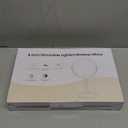 Lighted Makeup Mirror, 3000 mAh Rechargeable Double Sided Magnifying Vanity Mirror with 3 Colors, 1x/10x, 360 Rotation , Brightness Adjustable Magnification Cosmetic Light up Mirror, Women Gift (Chrome)