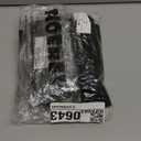 Hoerev Women Girls Short High Waist Pleated Skater Tennis Skirt (2XL, Black)