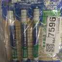 Grout Pen White - 3 Pack - Restore The Look of Kitchen and Bathroom Tile Grout Lines Clean and Whiten Floor, Wall, Counter, Shower, Sink. DIY Easy.