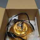 Chicken Heat Lamp 350W,Chicken Coop Heater with Carbon Fiber Bulb,Winter Hanging Heat Lamp for Chickens Brooder,Two-Temperature Adjustable (175/350W) for Puppy,Kitten and Poultry