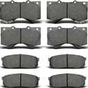 Front Rear Brake Pads Set For Toyota Land Cruiser 2008-2011 2013-2017,For Toyota Sequoia 2008-2017,For Toyota Tundra 2007-2017