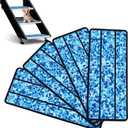 OCEANBROAD EVA Foam RV Step Cover 16''L x 6.5''W 4 Pack with Self Adhesive for Ladders Trailers Truck Campers Stair Treads, Camouflage Blue