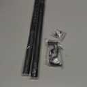 Drapery Window Curtain Rods-1 Inch Adjustable Heavy Duty Curtain Rod With Brackets. 28 to 48 Inch,Black