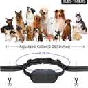 Asrcs Shock Collar for Dogs 2 Dogs (15-120lbs) 2000FT Dog Shock Collar with Remote Control Waterproof Dog Training Collar with Remote 4 Safe Modes Rechargeable Lock Flash Light for All Breeds - Blk