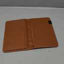 CoBak Premium Server Book - 5.12" x 7.91" Waiter Wallet Organizer in Genuine Leather, with 8 Pockets, Magnetic Pocket, Zipper Pouch, Pen Hook & Magnetic Closure.Fits Apron Pocket. (*A-Elite-Brown)