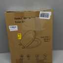 Toilet Seat Round Soft Close16.5'', Toilet Lid Slow Close Quiet No Slam, Easy Installation & ReleaseSafe PP Material Easy Clean, Comfortable Ergonomic Design, 2 Years Support, White Plastic