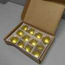 Nuanchu 12 Pieces 1. 65 Inch Floating Candles for Wedding Centerpiece, Small Unscented Floating Round Tealights Metallic Smooth Wax Disc Candles for Graduation Dinner Home Decor(Gold)