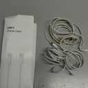 3-Pack 6.6FT 60W USB C to USB C Cable, Type C to Type C Cable,Fast Charging Cable for iPhone 16 15 Pro Plus Pro Maxfor Galaxy S24 S23, for iPad Pro/Air, for MacBook Pro/Air and More (White)