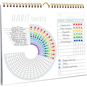 Lamare Habit Tracker Calendar  Premium Daily Habit Tracker Journal and Goal Board, Workout Motivation & Productivity Tool
