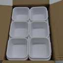 Set of 12 Interlocking Desk Drawer Organizer Tray Dividers Plastic Shallow Narrow Drawers Organizers Separators Storage Bins Container for Kitchen Bathroom Makeup Office Vanity Bedroom Dresser White