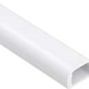 ZhiYo Wire Covers for 2 Cords, 153in White Cord Cover Kit, Cable Cover Paintable, Cable Concealer