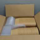 50 Pcs 30oz Round and 28oz Square Disposable Kraft Paper Bowls with Lids, Meal Prep Containers Disposable Large Food Soup Christmas Take out Serving Bowls, Microwave Safe for Hot/cold Food