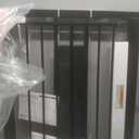 InnoTruth 27-36.6 in Wide Baby Gate for Stairs and Doorways, Black