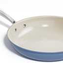 Redchef Nonstick Frying Pan Skillet, Ceramic Non-Stick Saute Pans, 11 inch Cooking Fry Pan with Stay Cool Handle, All Stovetops (Gas, Electric & Induction), Dishwasher/Oven Safe, PFAS-Free (Blue)