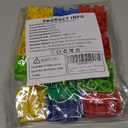 44 Pcs Wooden Train Track Accessories Wooden Track Connector Bulk Building Block Train Expansion Pack for Kids Educational Toys