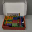 Gemmicc 100 PCS Magnetic Tiles with 2 Cars, STEM Approved Educational Magnet BuildingToys, Magnet Puzzles Stacking Blocks for Boys Girls