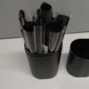 BS-MALL Makeup Brush Set 18 Pcs Premium Synthetic Foundation Powder Concealers Eye shadows Blush Makeup Brushes with black case (C-Black