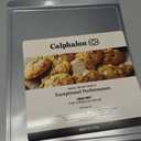Calphalon Titan Steel Core PFA Free Nonstick 17 x 14 Cookie Sheet Baking Pan, Heavy Duty Reinforced Steel Bakeware for Even Heating, Oven Safe Baking Tray for Cookies