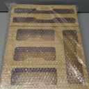 Bamboo Kitchen Storage Bag Organizer, Drawer Organizer with Foil Dispenser, Bamboo Organizer for Sandwich Bags, Plastic Wrap, Baggie and Foil, Premium Kitchen Drawer Organizer