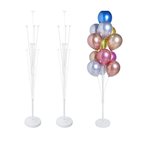 KATBUU 2 Sets of Balloon Stand Kit  62in Balloon Stands with Base, Balloon Sticks, Decorations for Party Birthday Wedding Baby Shower Gender Reveal Graduation