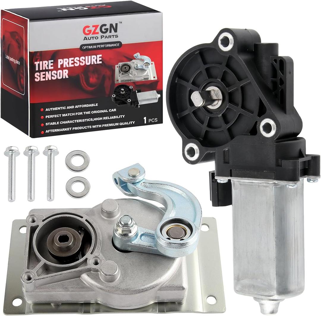 676061 RV Stair Entry Step Motor with 379160 Gear Box Linkage A Compatible with Lippert Kwikee Electric Steps Series 22 23 28A 30 32 33 34 35 36 38 40, Replacement 214-1001 379147 366043 1101428