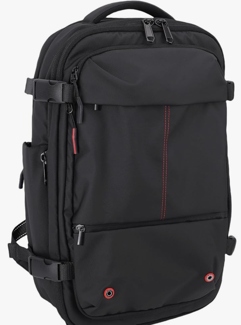 Vacuum Backpack for Travel, 60L Expandable Backpack With Vacuum Compression, Wet and Dry Separation Design, 17inch Laptop Bag with Type C Interface and Password Lock