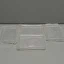 BENECREAT 4Pcs Acrylic Storage Boxes with Lids, 7x4.6x1inch Rectangle Storage Containers, Storage Display Box for Wedding, Party, Treats, Jewelry Accessories