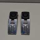 Door Stop Alarm with Siren Door Stop for Home & Travel (Black) (Pack of 2)