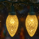 Twinkle Star 300 LED Window Fairy Curtain String Lights, 8 Modes Fairy Lights for Bedroom Wedding Party Home Garden Outdoor Indoor Wall Decorations, Warm White, 2 Pack