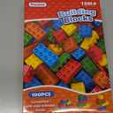 PREXTEX 100-Piece Building Blocks Set for Toddlers - Jumbo Toy Blocks in 5 Colors for Kids 18 Months and Up, Encourages Creativity, Motor Skills, and Early Learning