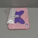 WESADN for iPad 10th Generation Case 2022 with Screen Protector/Butterfly Kickstand/Lanyard/Keychain Rugged Case with Pencil Holder for Girls Kids Cover for iPad 10th Gen 10.9'' Pink Purple