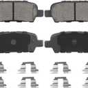 Rear Ceramic Brake Pads Set for Nissan Altima Pathfinder 350Z 370Z, for Infiniti EX/FX/G/M/35 37 45, for Q50 QX60 Q70 4PCS