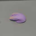 TECKNET Wireless Mouse, 2.4G Ergonomic Optical Mouse, Computer Mouse for Laptop, PC, Computer, Chromebook, Notebook, 6 Buttons, 24 Months Battery Life, 2600 DPI, 5 Adjustment Levels, Gradient Lavender