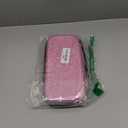 Glitter Carrying Case for Nintendo Switch and Switch OLED Console,Pink Hard Travel Case Shell Pouch for Nintendo Switch Console & Accessories,Protective Carry Case Compatible with Nintendo for Girls