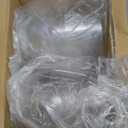 Nuogo 6 Pcs Candy and Cookie Jar Plastic Jars with Lids Decorative Apothecary Jars Candy Buffet Containers Clear Airtight Food Storage Canister Home Decoration(64 oz,Classic) (64 oz)